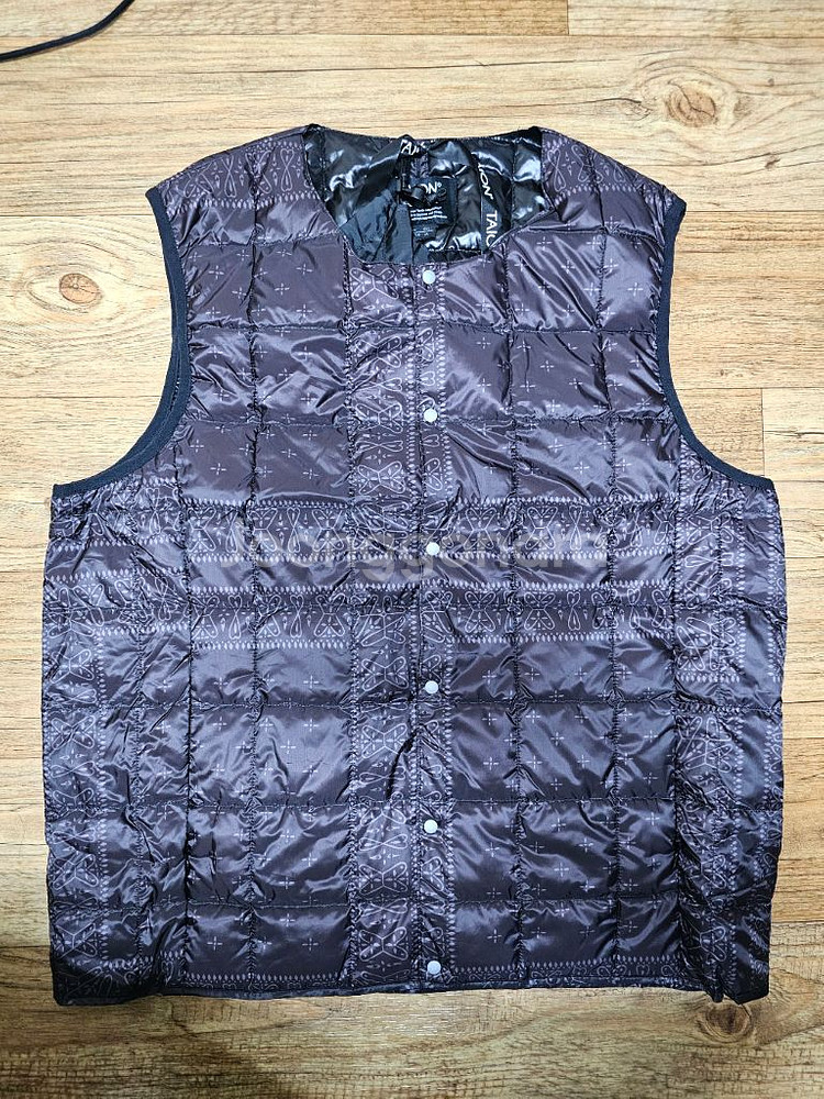 타이온 반다나 경량 패딩 조끼 XXL 새제품 105--0