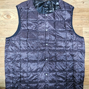 타이온 반다나 경량 패딩 조끼 XXL 새제품 105