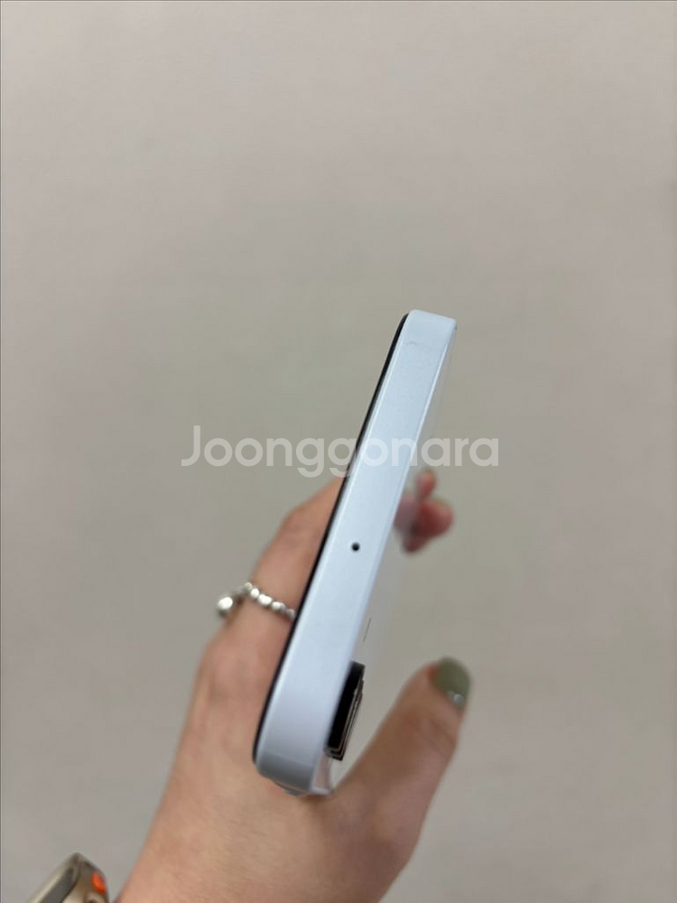 (부산중고폰)갤럭시A15 라이트블루 128기가 판매해요--5