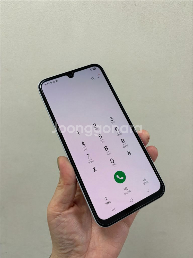 (부산중고폰)갤럭시A15 라이트블루 128기가 판매해요--6