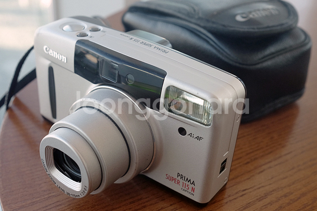 캐논 프리마슈퍼115N(오토보이 S) 캡션카메라 팝니다--3