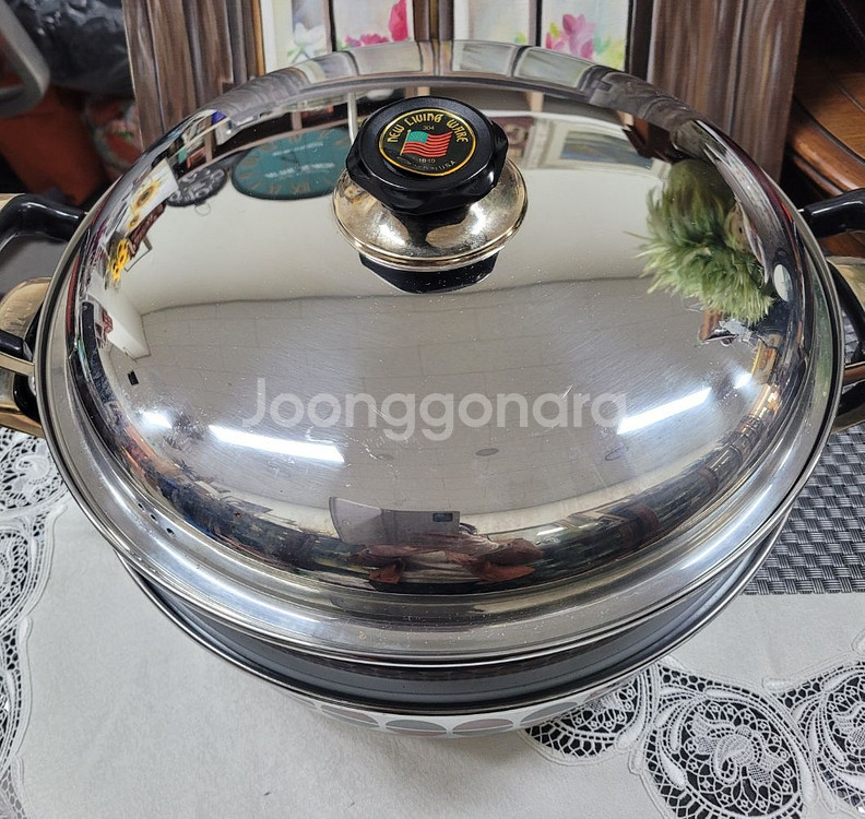 [판매] 뉴리빙웨어 2단찜기 찜솥 입니다--0