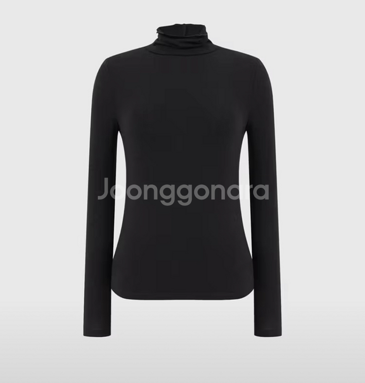 룩캐스트 비키 터틀넥 탑(블랙/M/택달린 새제품)--1