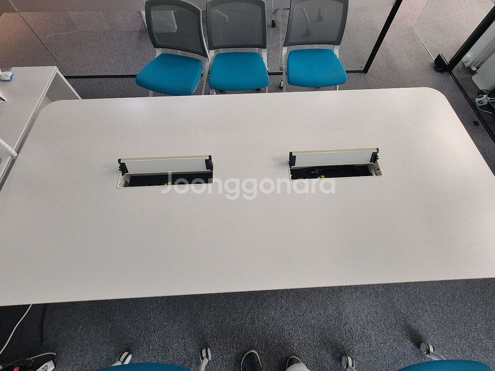 퍼시스 회의용테이블+의자--3