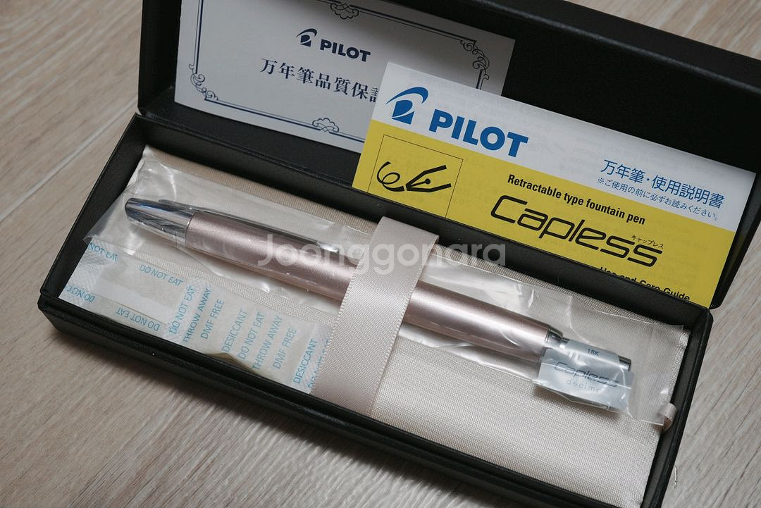 파이롯트 캡리스 데시모 샴페인 핑크 F닙--1