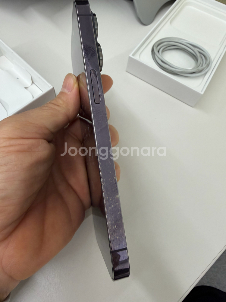 아이폰 14 프로 256GB 딥퍼플 판매 배터리 82%--6