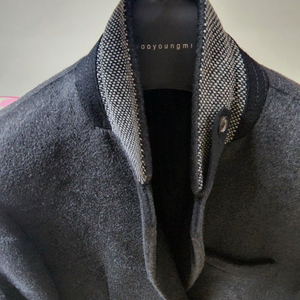 우영미 솔리드옴므 그레이 슬림핏 코트 팝니다 정장 자켓