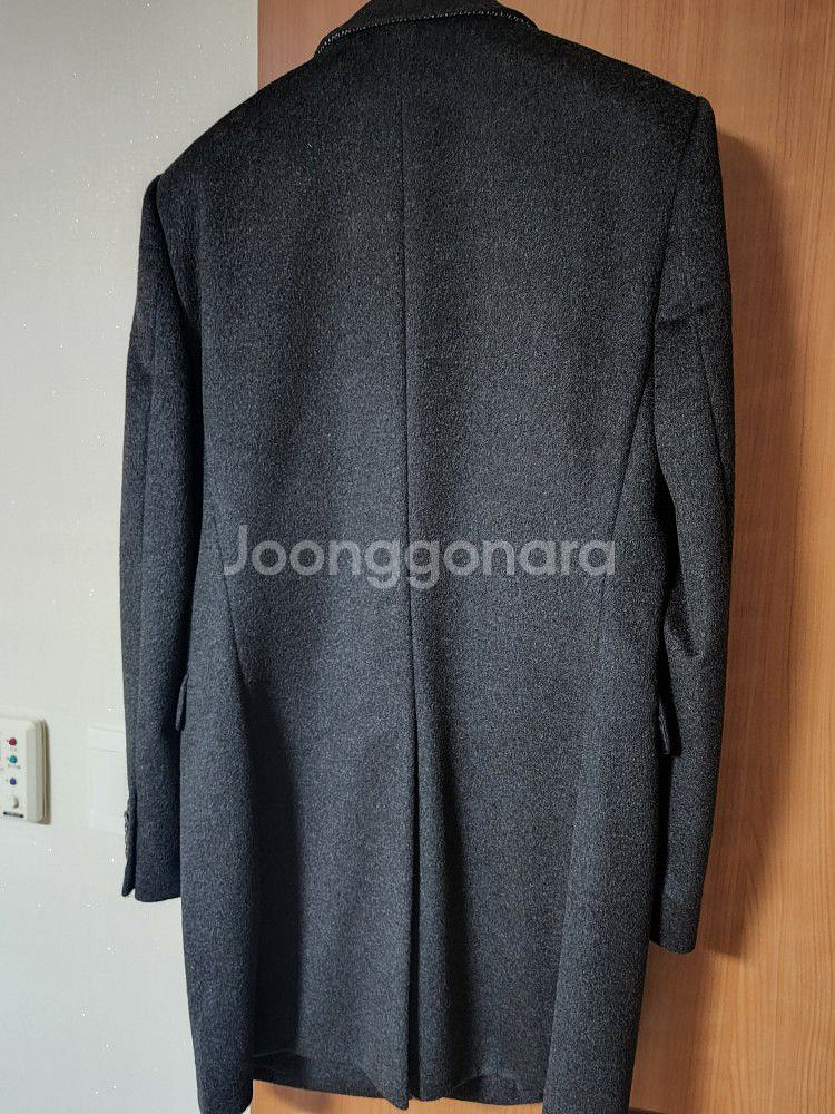 우영미 솔리드옴므 그레이 슬림핏 코트 팝니다 정장 자켓--2