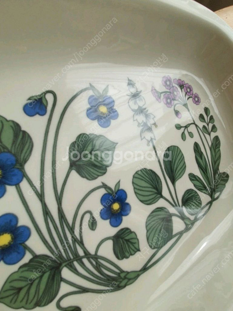 아라비아핀란드 플로라 사각플래터 서빙접시--2