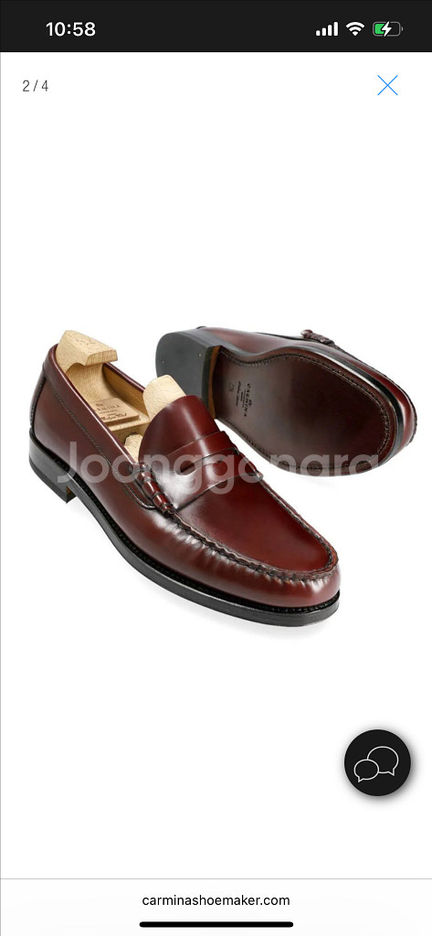 까르미나 페니로퍼 새상품 uk7--0