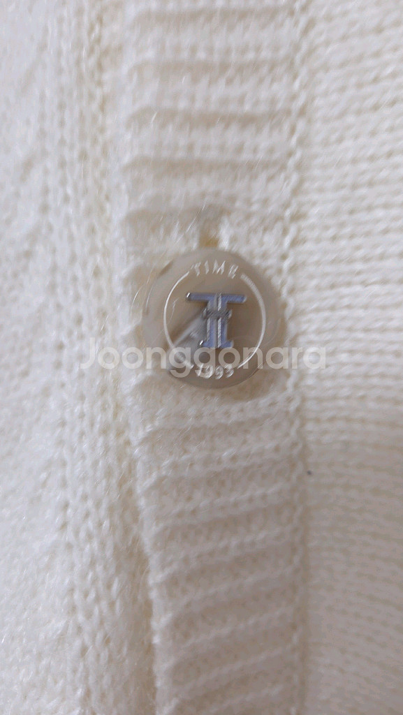 한섬 타임 2024 캐시미어 블랜디드 언발런스 볼레로F--6