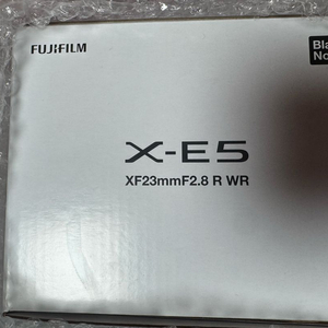 [미개봉] 후지필름 X-E5 렌즈킷 블랙