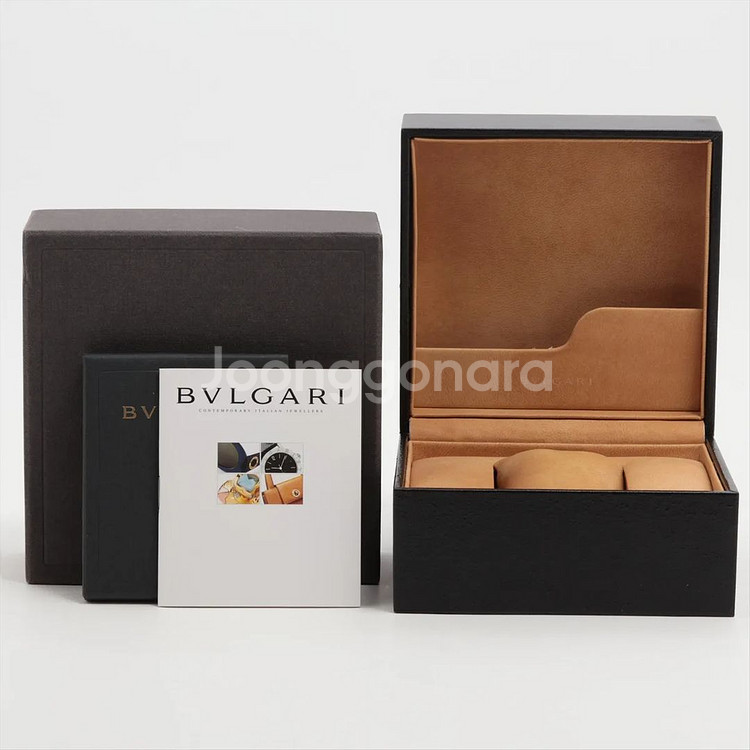 불가리 비제로원 다이아몬드 자개판 여성 사파이노 시계--9