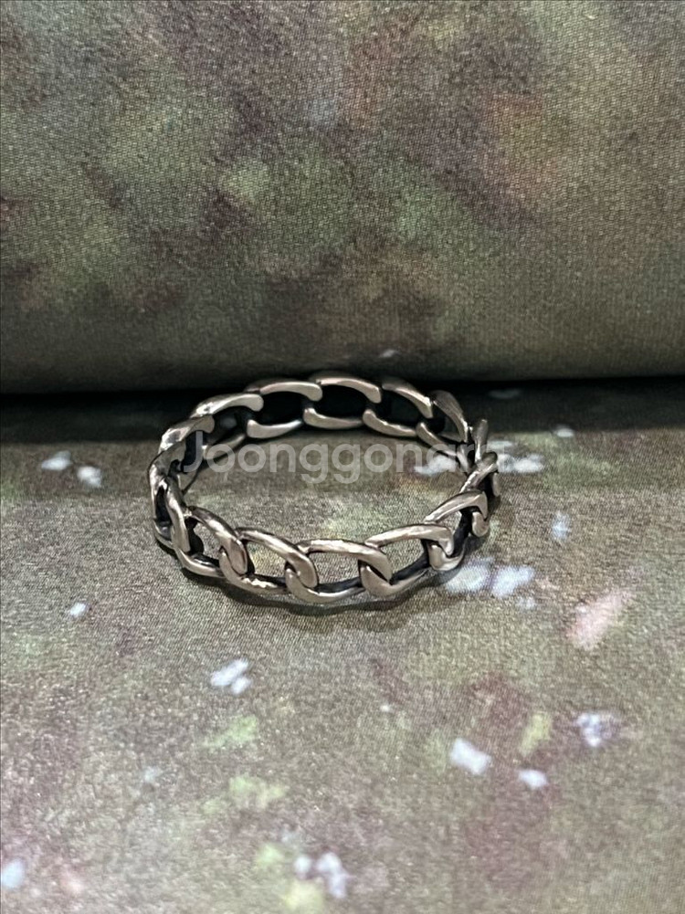 가벼운 체인 925 실버 은 반지 #13--0