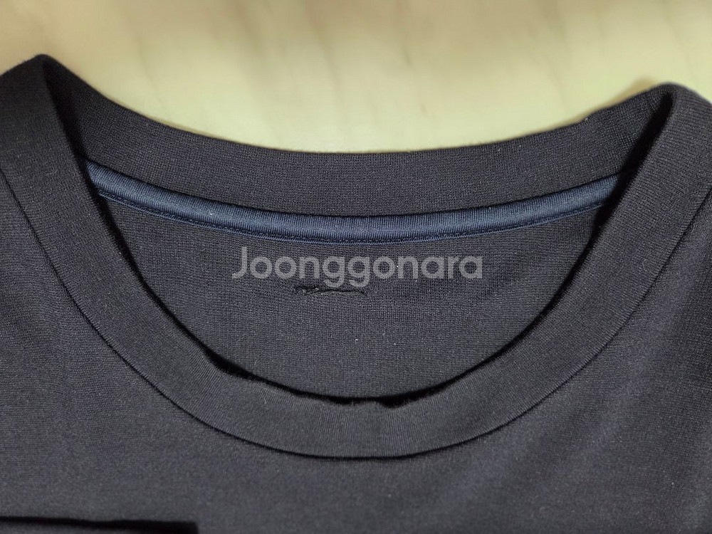 솔리드옴므 배색 7부 반팔티--4