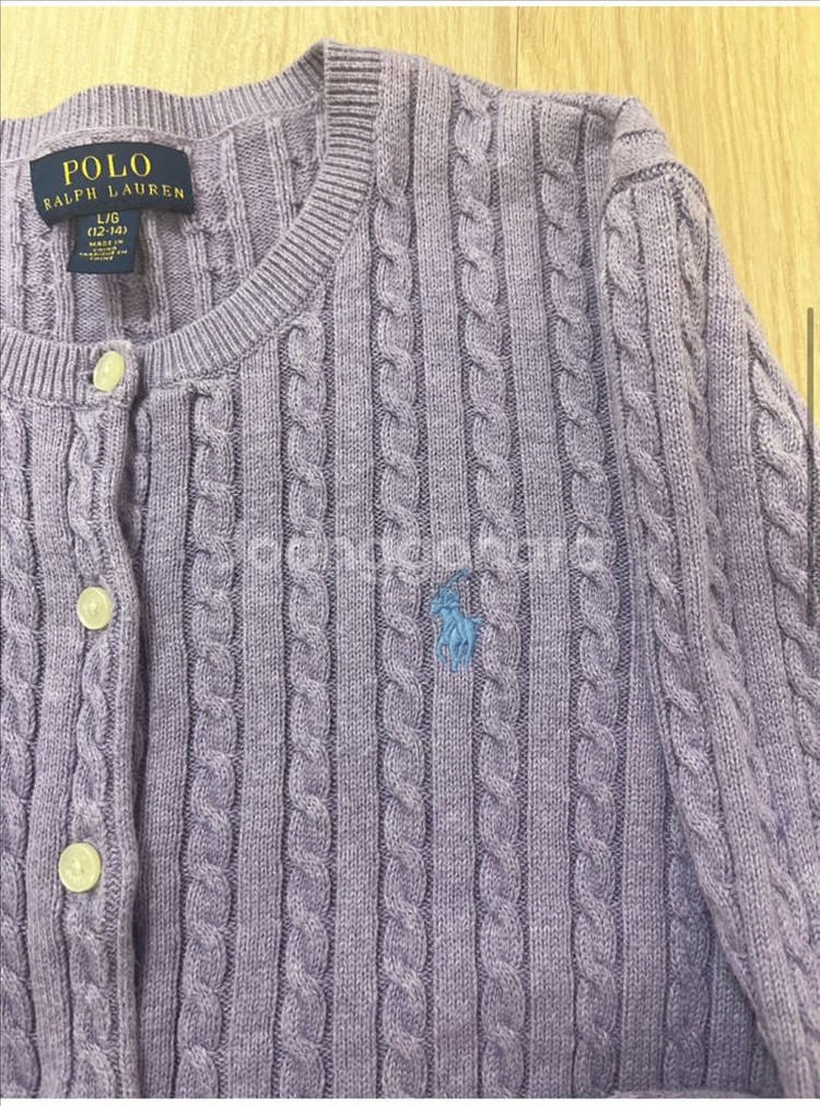 폴로 걸즈 가디건--1