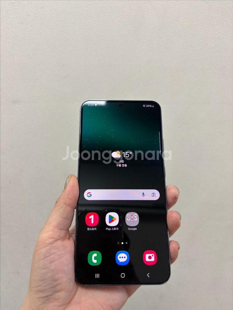 (부산중고폰)갤럭시s22플러스 그린 256기가 판매해요--0