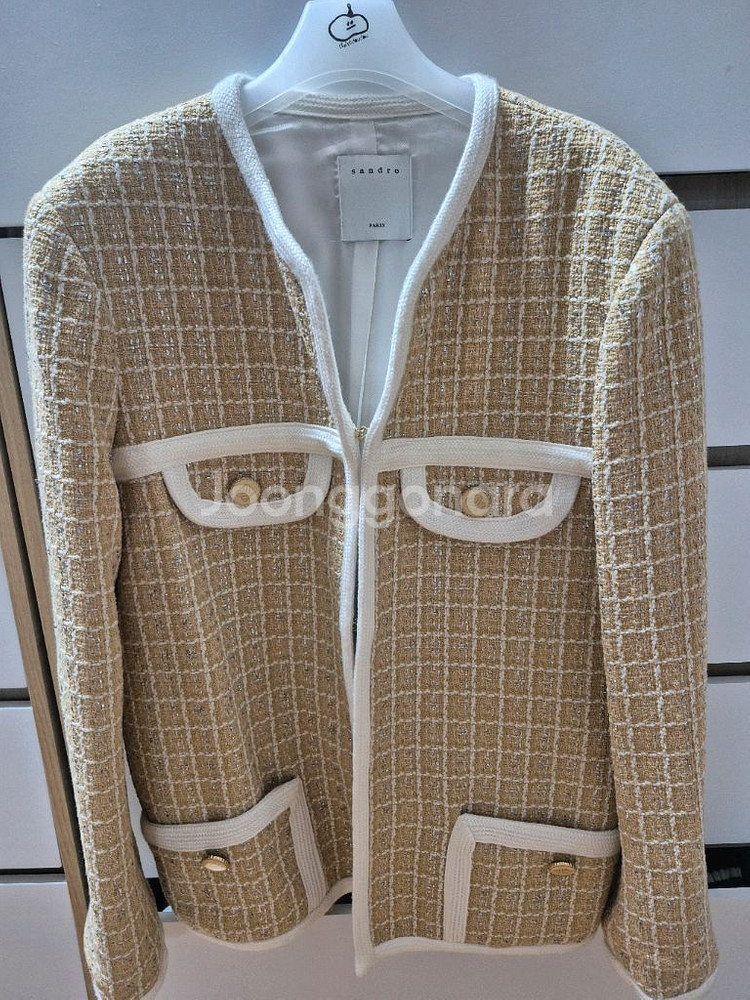 산드로 트위드 자켓(38)--0