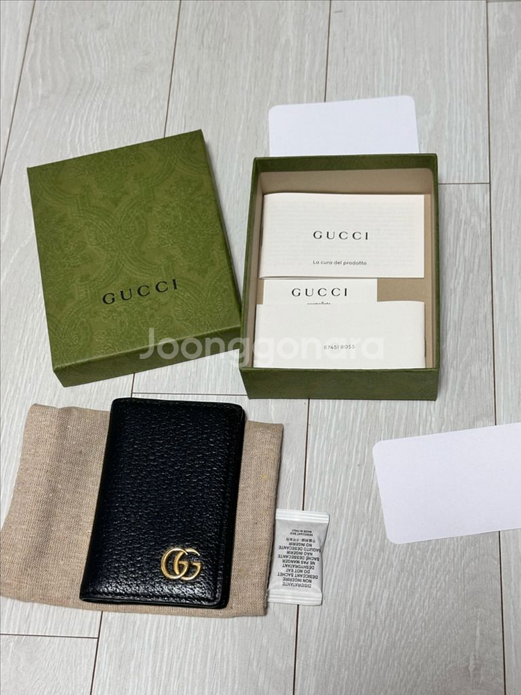 구찌 gg 마몽 카드지갑--2