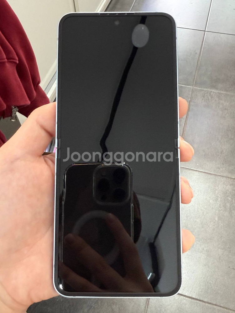 센터올갈이)갤럭시Z플립6 블루 256GB--1