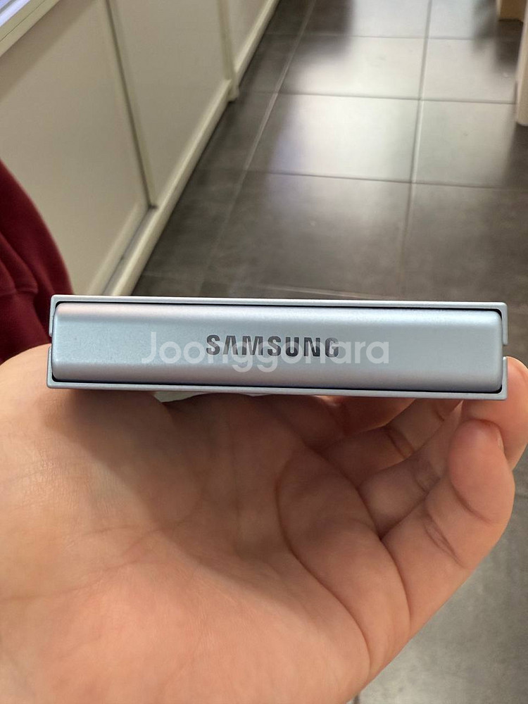 센터올갈이)갤럭시Z플립6 블루 256GB--4