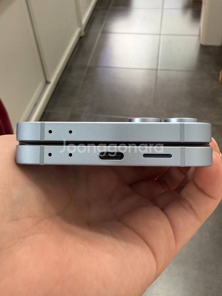 센터올갈이)갤럭시Z플립6 블루 256GB--3