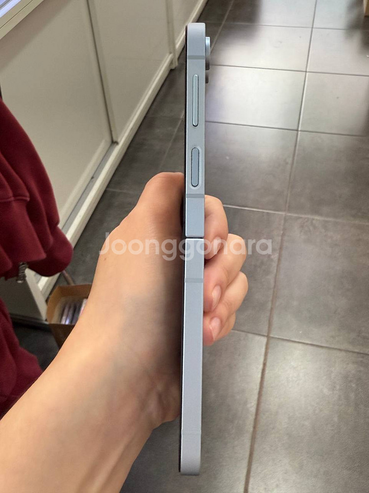 센터올갈이)갤럭시Z플립6 블루 256GB--5