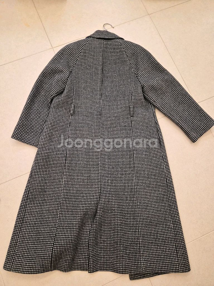 orr 체크로브 코트--5