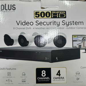 캠플러스 cctv 8ch/4ca 2TB (박스개봉)