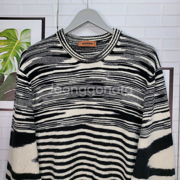 MISSONI 미쏘니 스트라이프 니트 울 스웨터 105--1