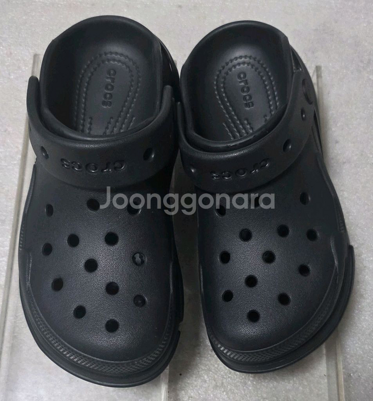 크록스 CROCS 버블 크러쉬 클로그 키높이 230~--3