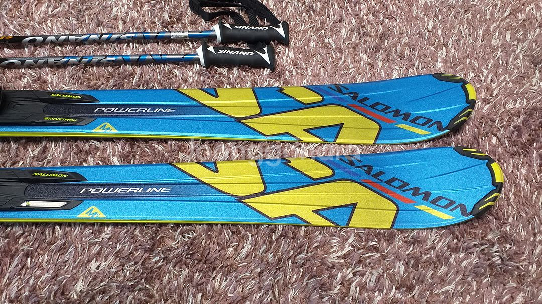 살로몬 스키 155cm, 시나노 카본 스키폴 110cm--7