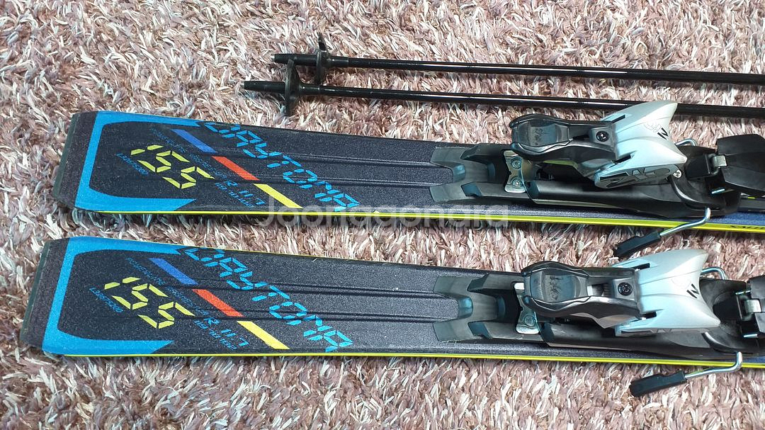 살로몬 스키 155cm, 시나노 카본 스키폴 110cm--8