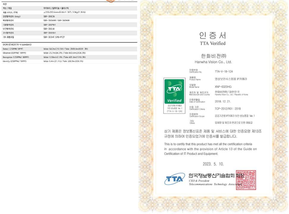 한화비전 XNP-6320HG 32배 PTZ 하우징카메라--2