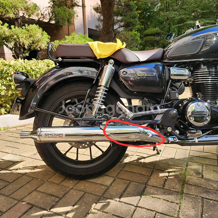혼다 GB350C 25년식 블랙 바이크 오토바이 판매--9