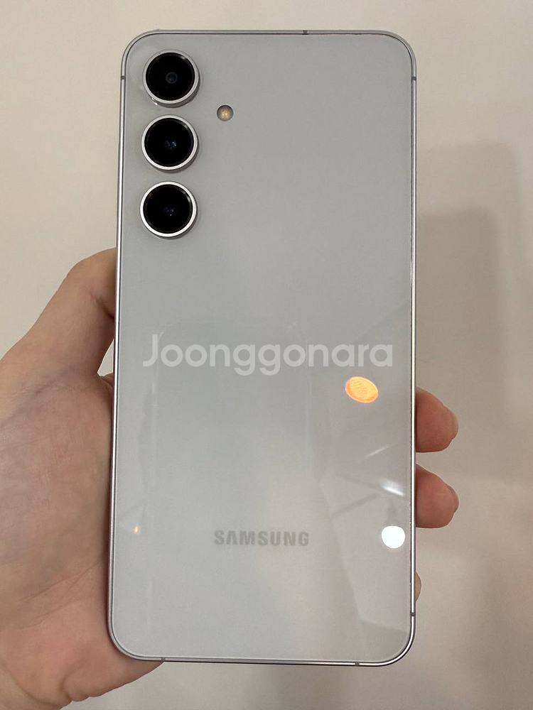 실사8개월/S급)갤럭시S24FE 그레이 256G자급제--0