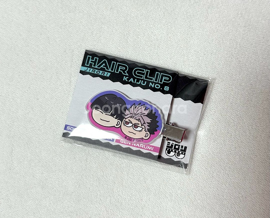 괴수8호 나루미 호시나 로프트 플라자 팝업 헤어 클립--0