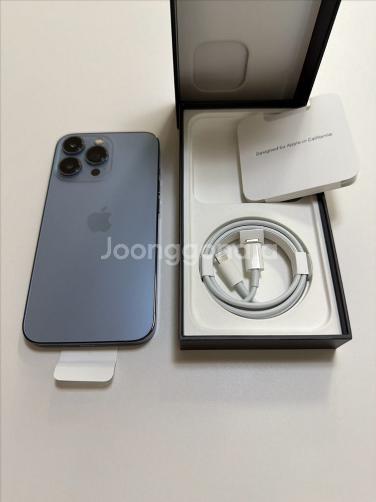 아이폰 13프로 256기가 시에라블루 최상급 풀박스--0