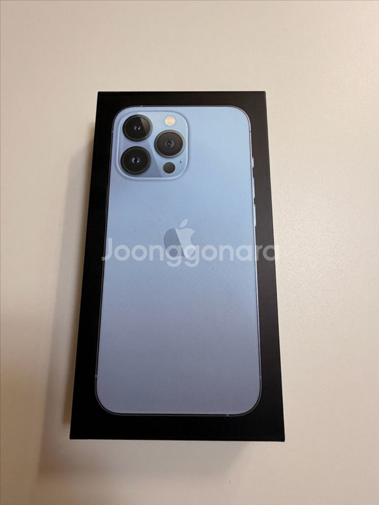 아이폰 13프로 256기가 시에라블루 최상급 풀박스--8