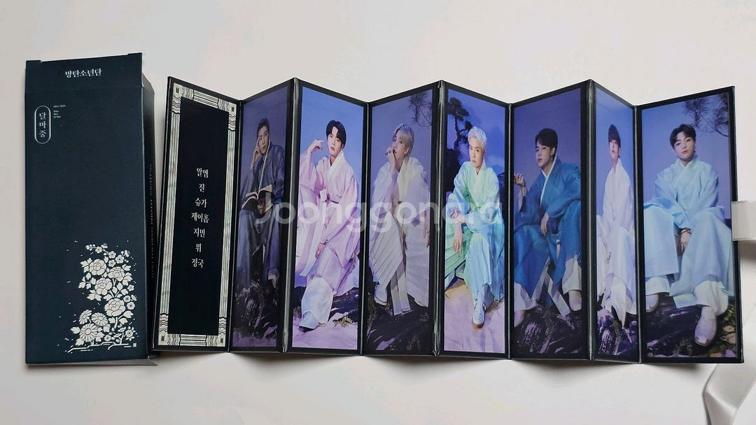 방탄소년단 달마중 굿즈 폴딩포토--0