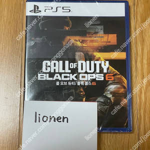 미개봉) PS5 콜오브듀티 블랙옵스6 한글판