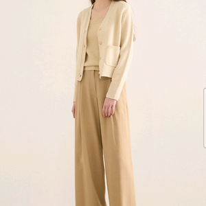 더캐시미어 슬릿 버튼 업 니트 가디건 랑방 타임 마인