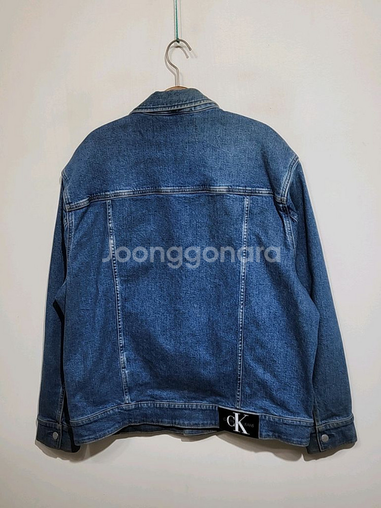 (XL) 캘빈클라인 청자켓 스판 CK 데님자켓 빈티지--6