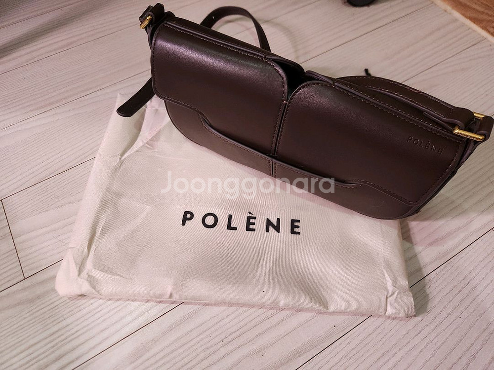 폴렌느 오스모 에보니 숄더백--0