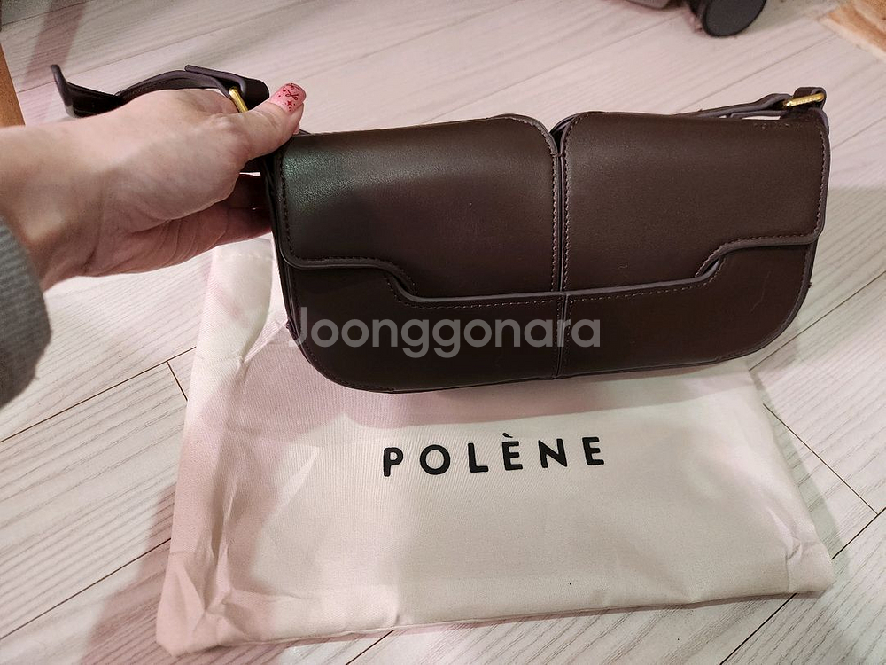 폴렌느 오스모 에보니 숄더백--1