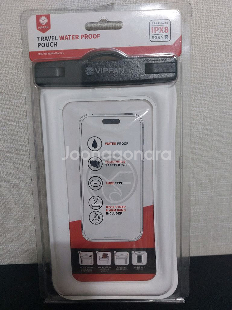 VIPFAN트래블 방수팩 ㅡ화이트--0