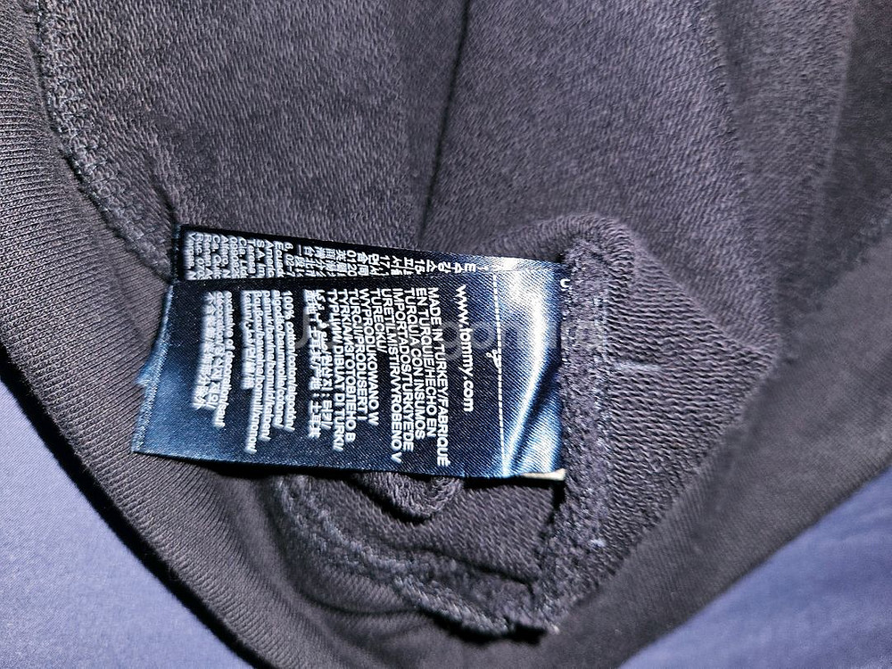 타미힐피거 네이비 후드티 L--2