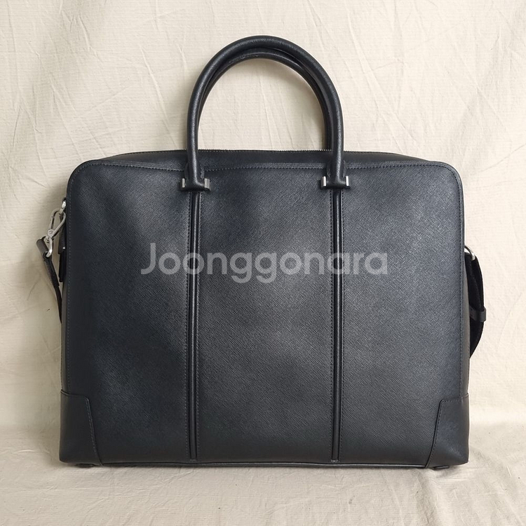 MCM 엠씨엠 가죽 서류가방 노트북 패드 수납--0