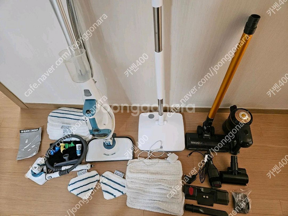 블랙엔데커스팀청소기/샤오미 물걸레청소기/ 디베아청소기--3