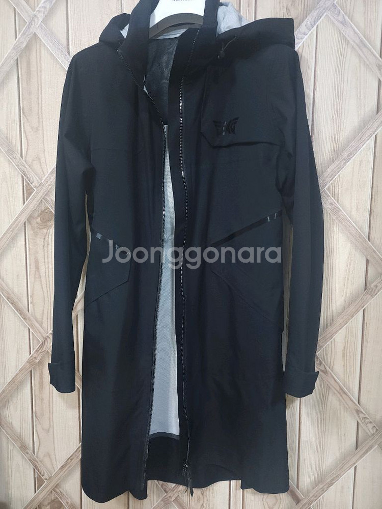 pxg 레인 롱코트 우비 xs(85) 비옷--4